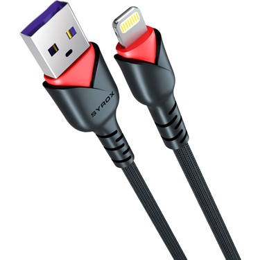 SYROX 2.1A Ipone Şarj Kablosu