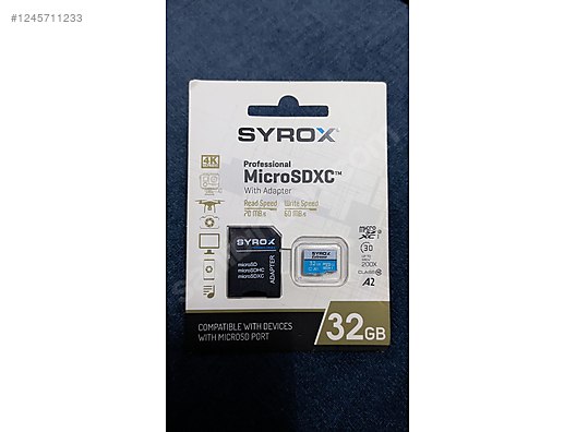 Syrox 32GB MicroSDHC Hafıza Kartı